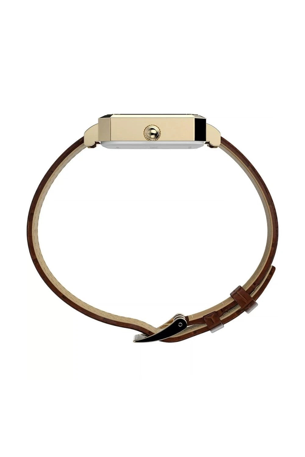 Timex Ladies Brown Leather Strap Dress Watch TW2Y00900