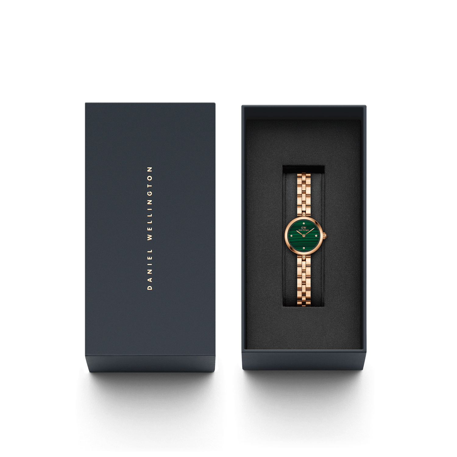Daniel Wellington Elan Lumine Malachite Rose Gold Watch DW00100721