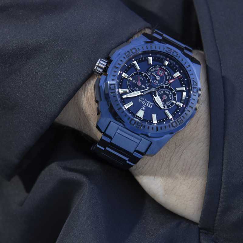 Festina Chrono Bike Special Edition Blue Stainless Steel Men's Watch F20729/1