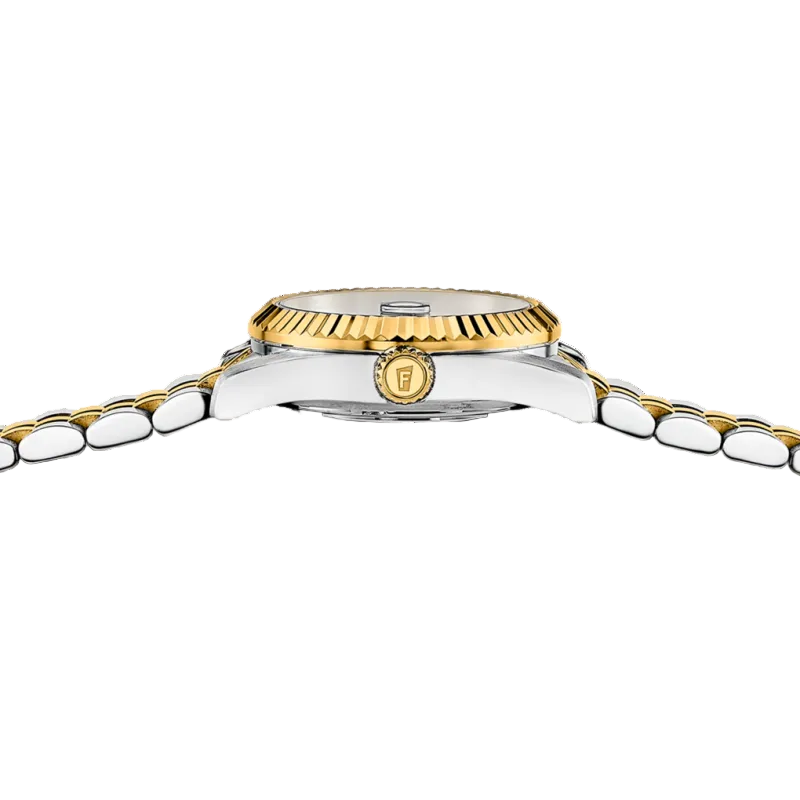 Festina Swiss Made Classic White Dial Two Tone Stainless Steel Women’s Watch F20088/1