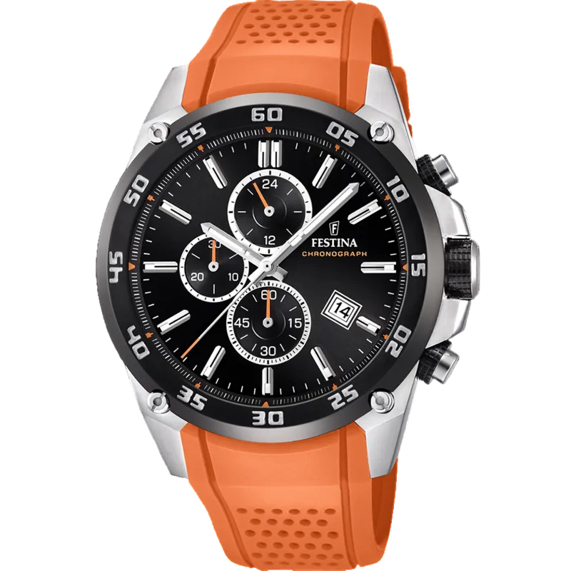 Festina The Originals Orange Rubber Strap Men's Watch F20330/4