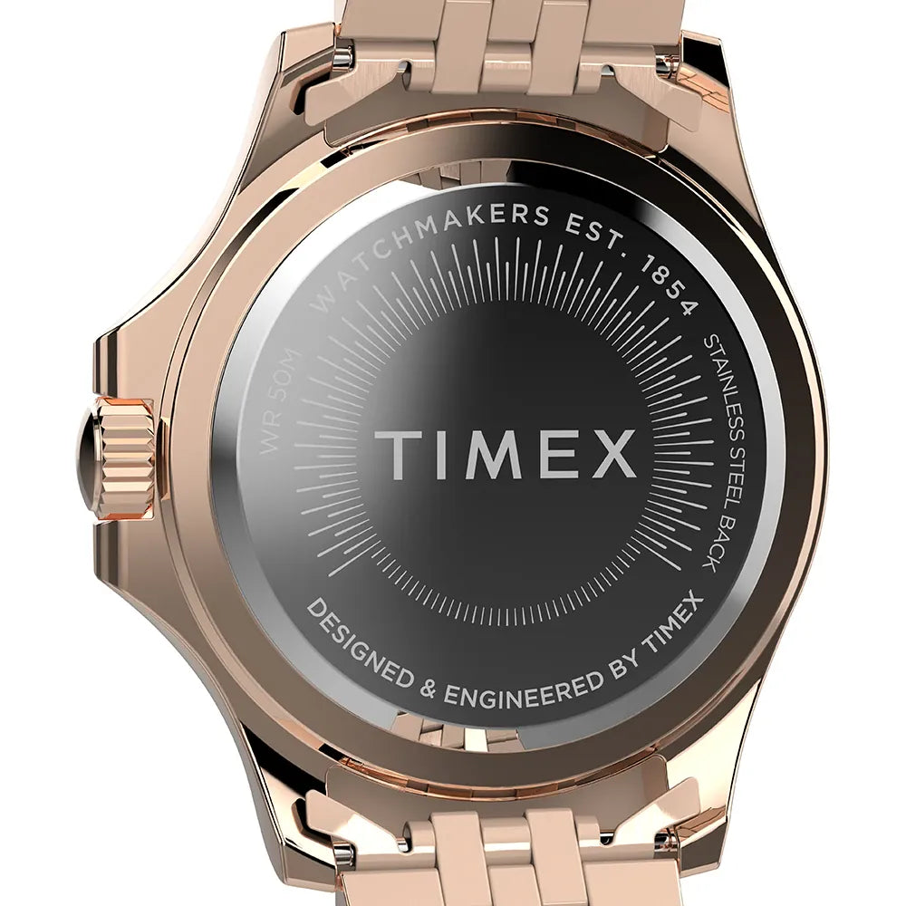 Timex Trend Kaia Rose Gold Stainless Steel Quartz Watch TW2W34200