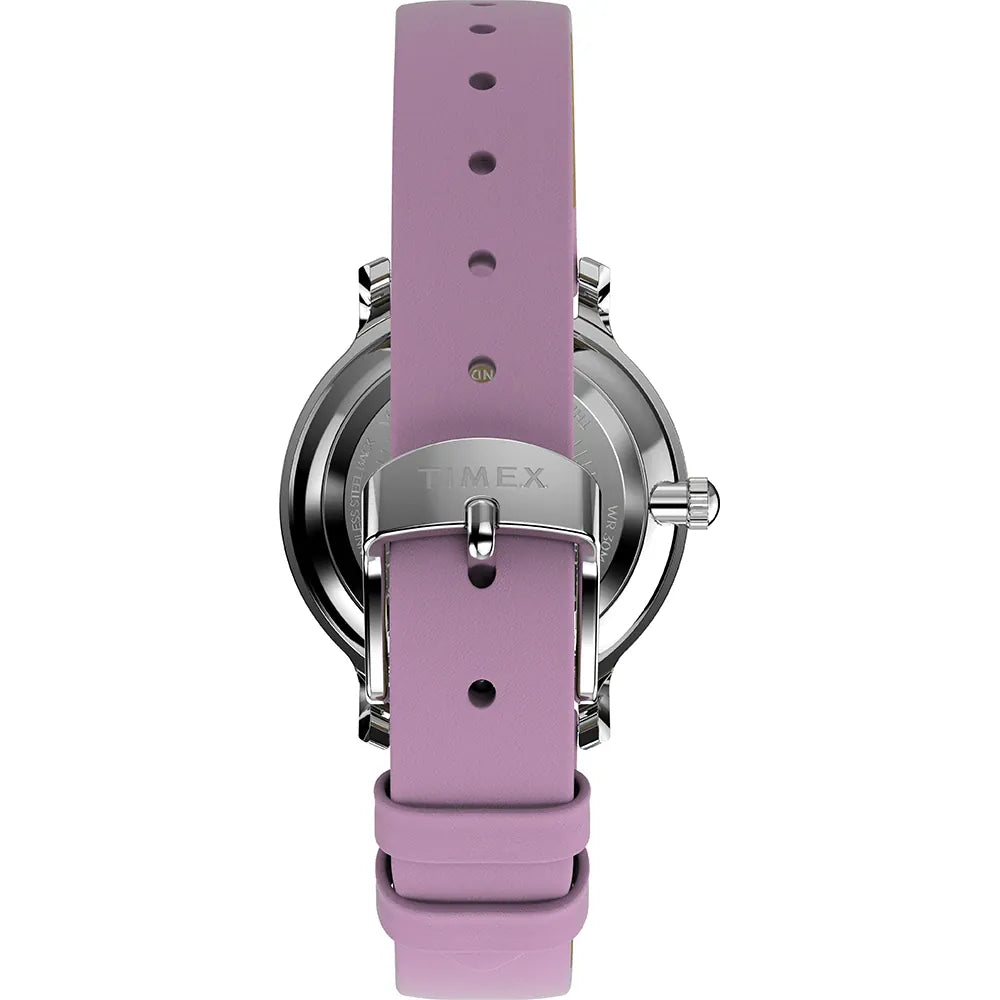 Timex Trend Transcend Pink Leather Strap Watch TW2W54800