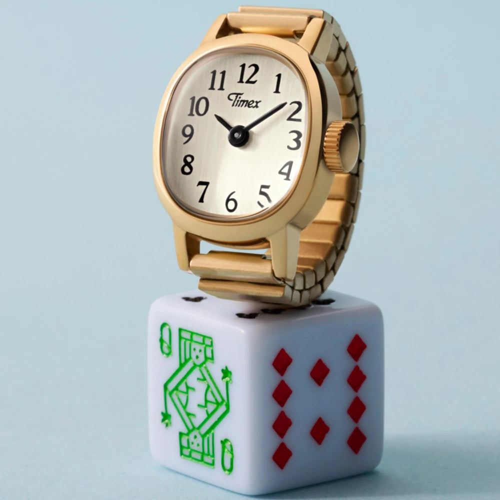 Timex Cavatina Gold Ring Watch TW2Y70800