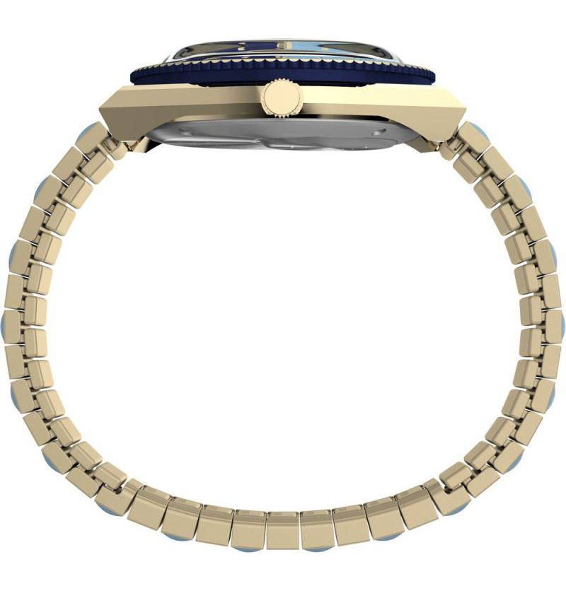 Timex Q 36mm Gold Dial Watch TW2W40900