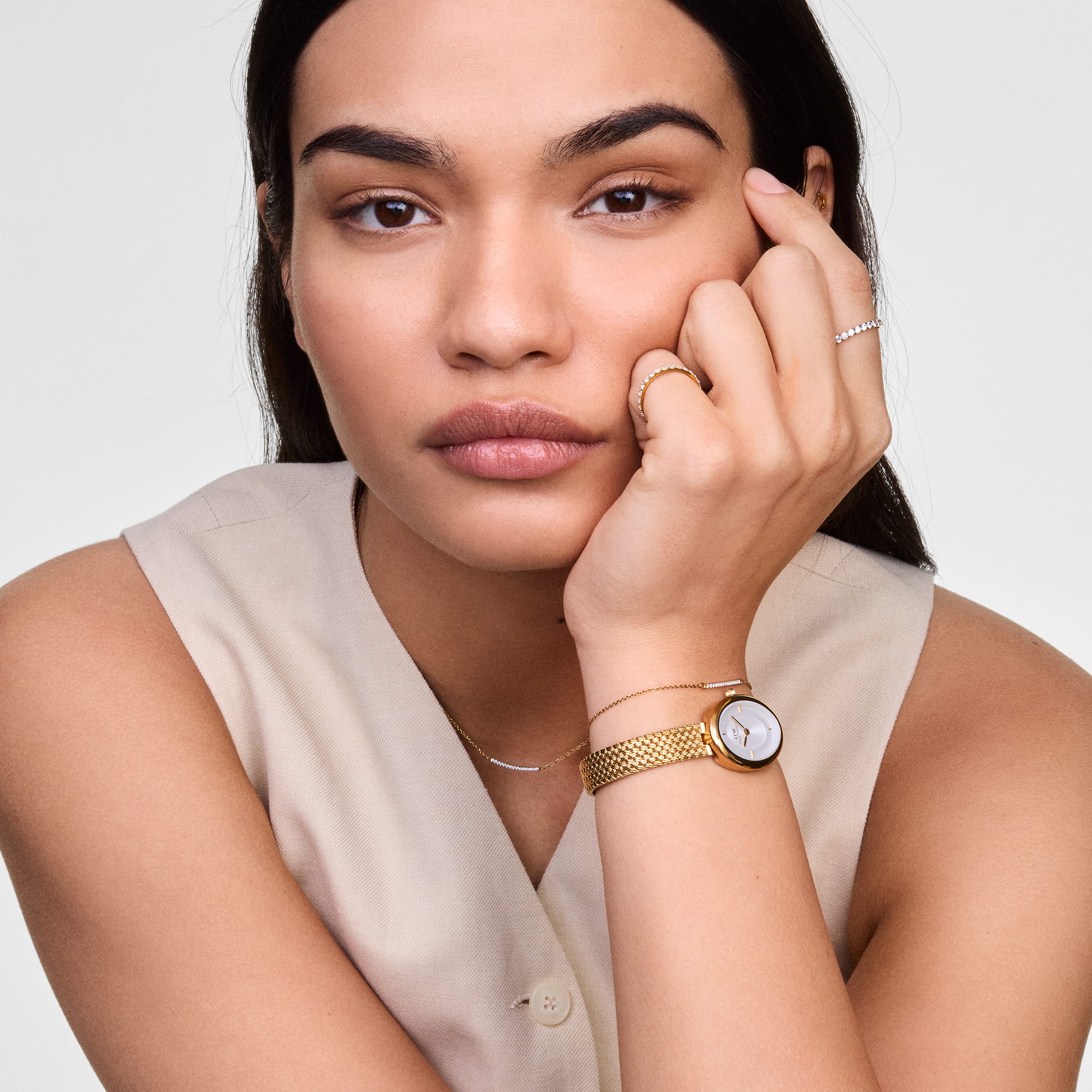 Daniel Wellington Mirelle Eternity Bracelet Gold