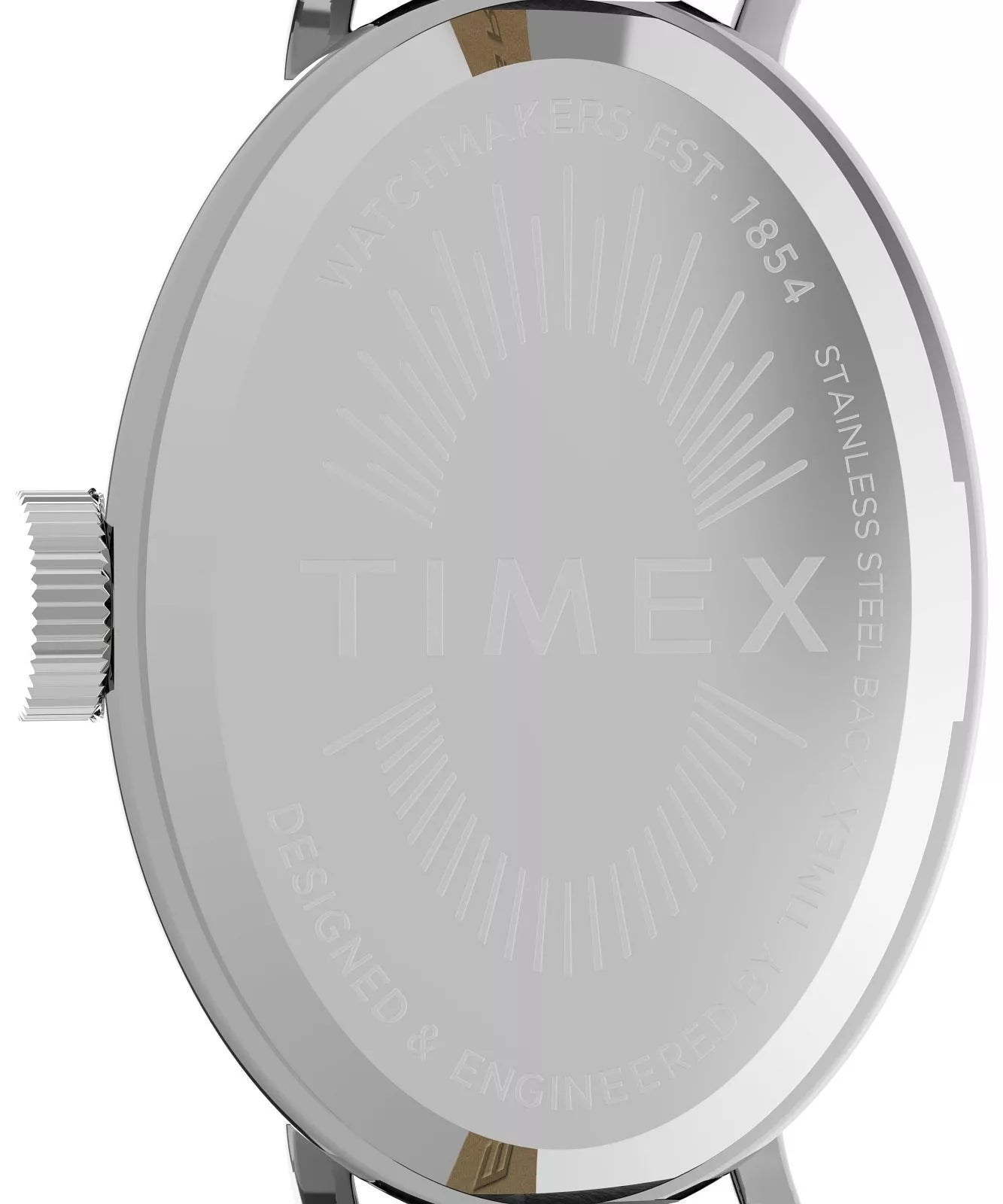 Timex Cavatina Silver Case with Black Leather Band Women's Watch TW2W78400
