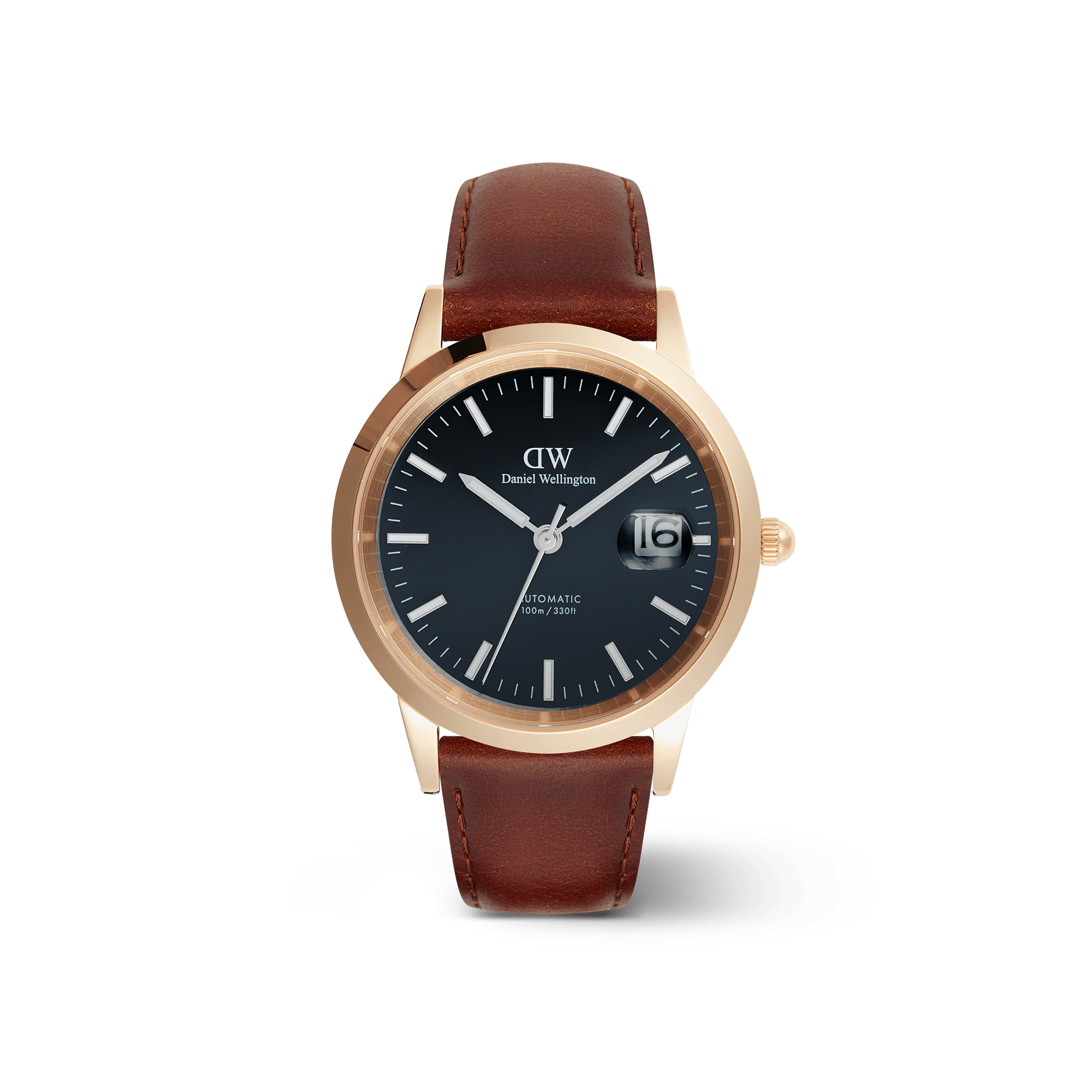 Daniel Wellington Iconic St Mawes Automatic Rose Gold Watch Watch Direct