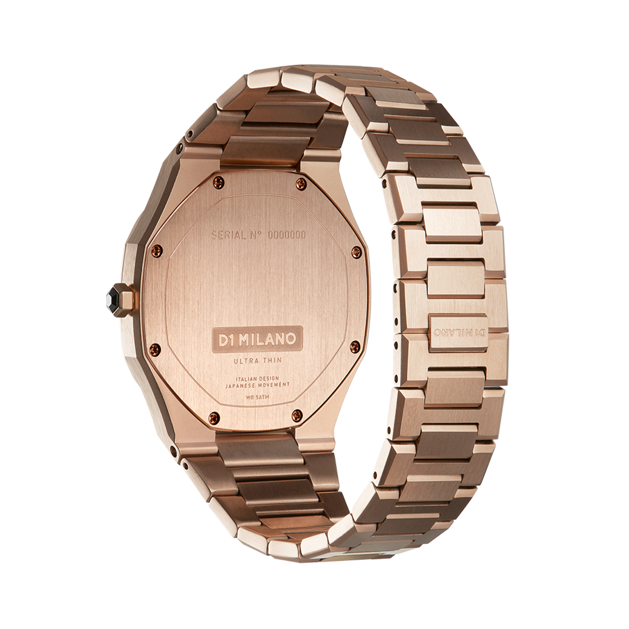 D1 Milano Ultra Slim 40mm Rose Gold Watch UTBJ16