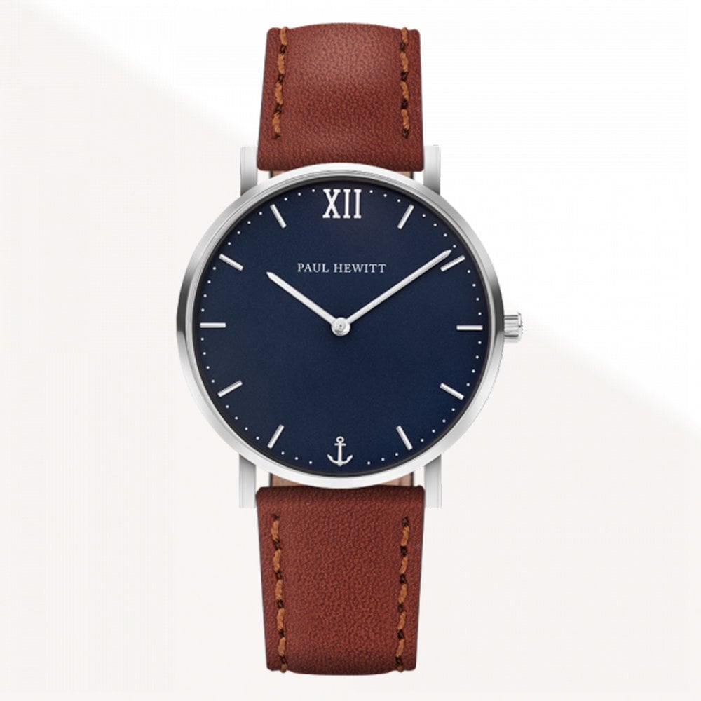 Paul Hewitt Sailor Line Blue Leather Watch Paul Hewitt Ladies Wrist Watch Sailor Line 36mm Strap  main image 3
