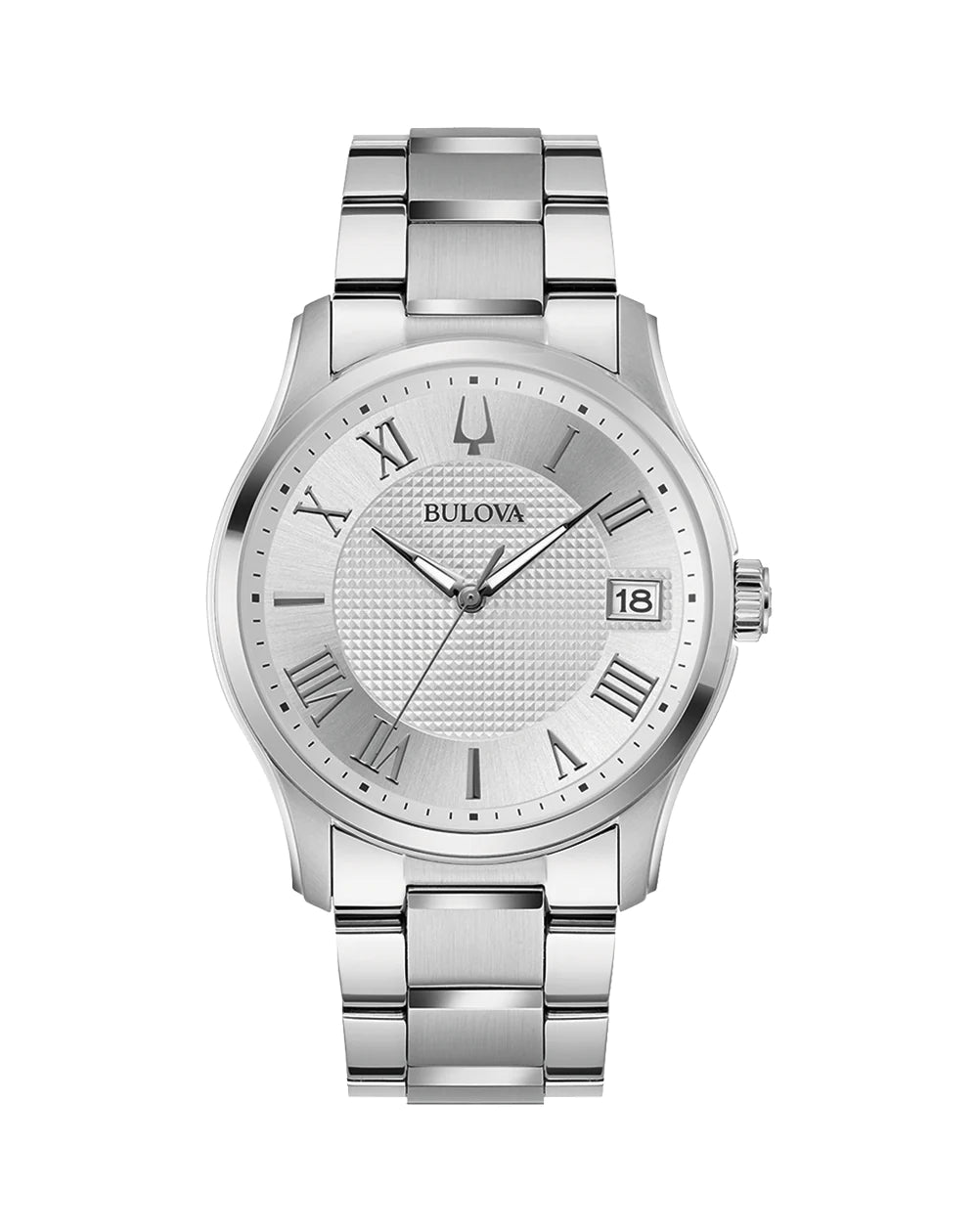 Bulova Silver Watch with Classic Round Face Bulova Classic 96B261 Gray Dial Silver-Tone Stainless Steel  main image 2