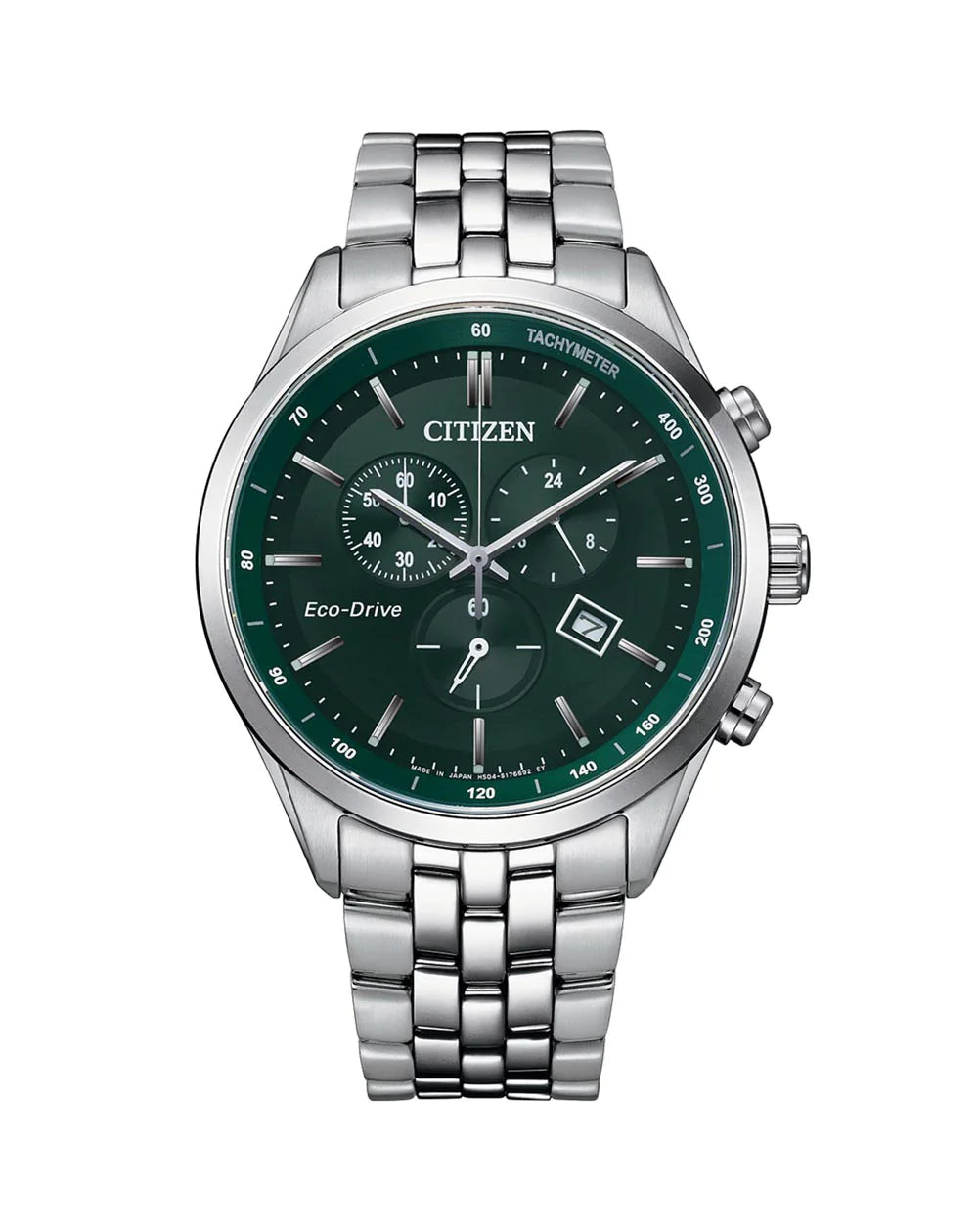 ダイゴ Citizen Eco Drive Strap Green Dial Watch AT2149-85X