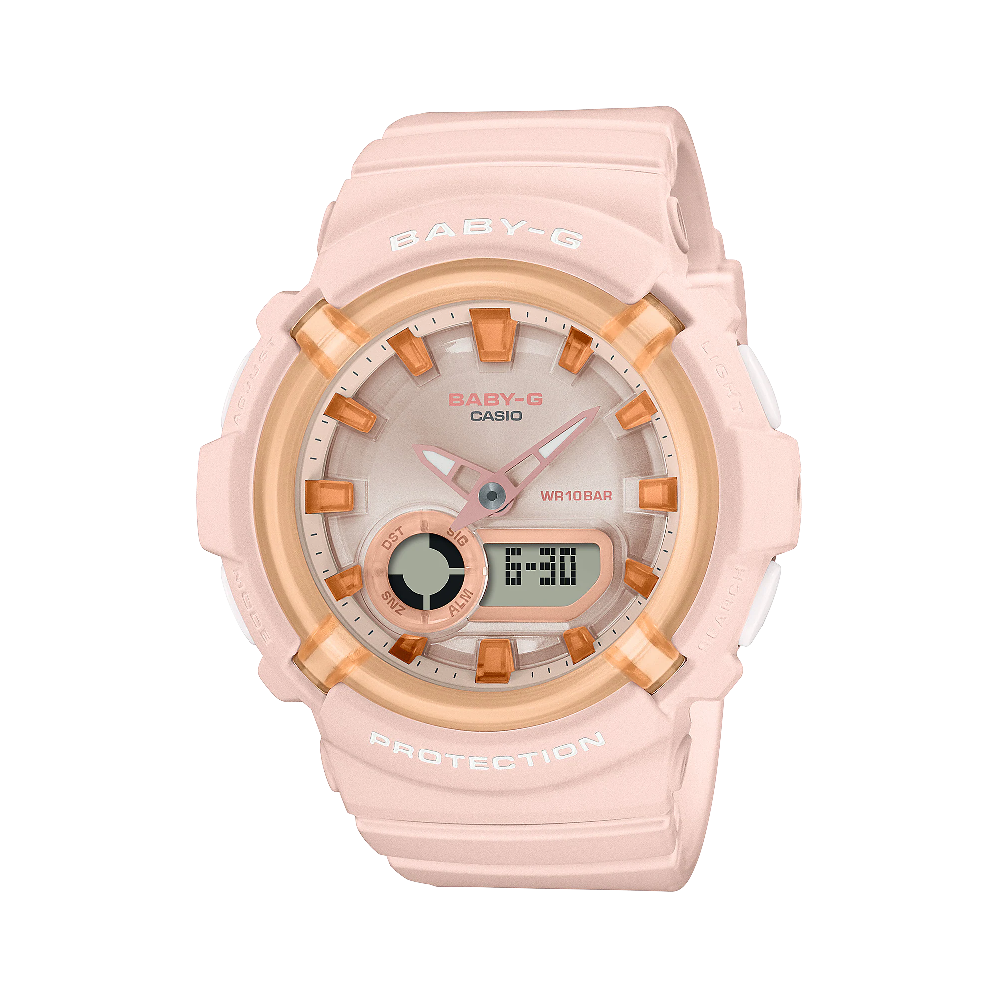 Baby g shock bianco e rosa on sale