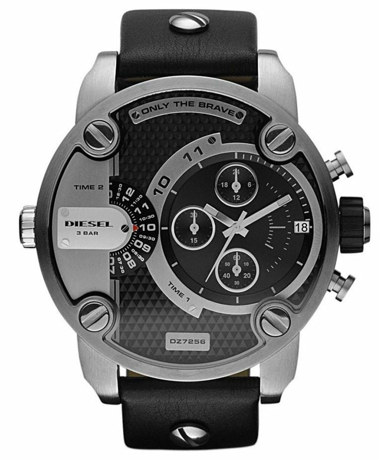 Diesel Only The Brave Dual Time Zone Mens Watch Watch Direct