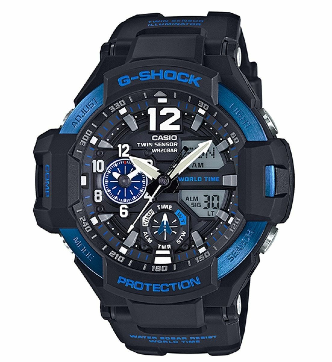 Casio Ga Ga11002b Casio G-Shock Gravitymaster Twin Sensor World