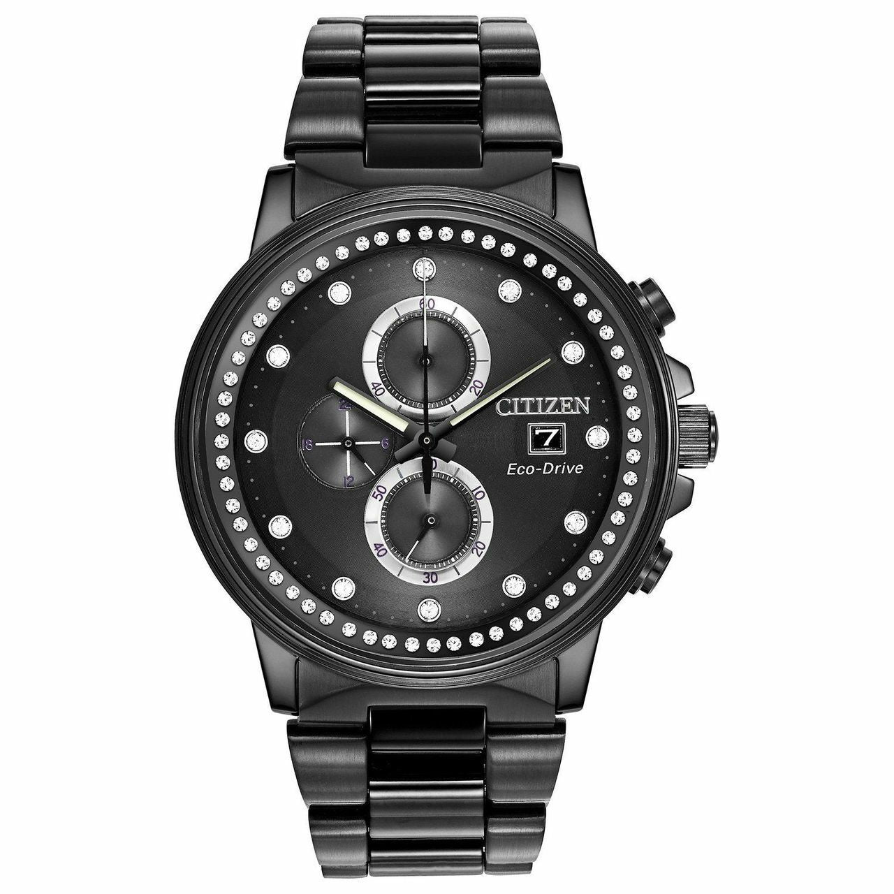 Citizen nighthawk black outlet watch