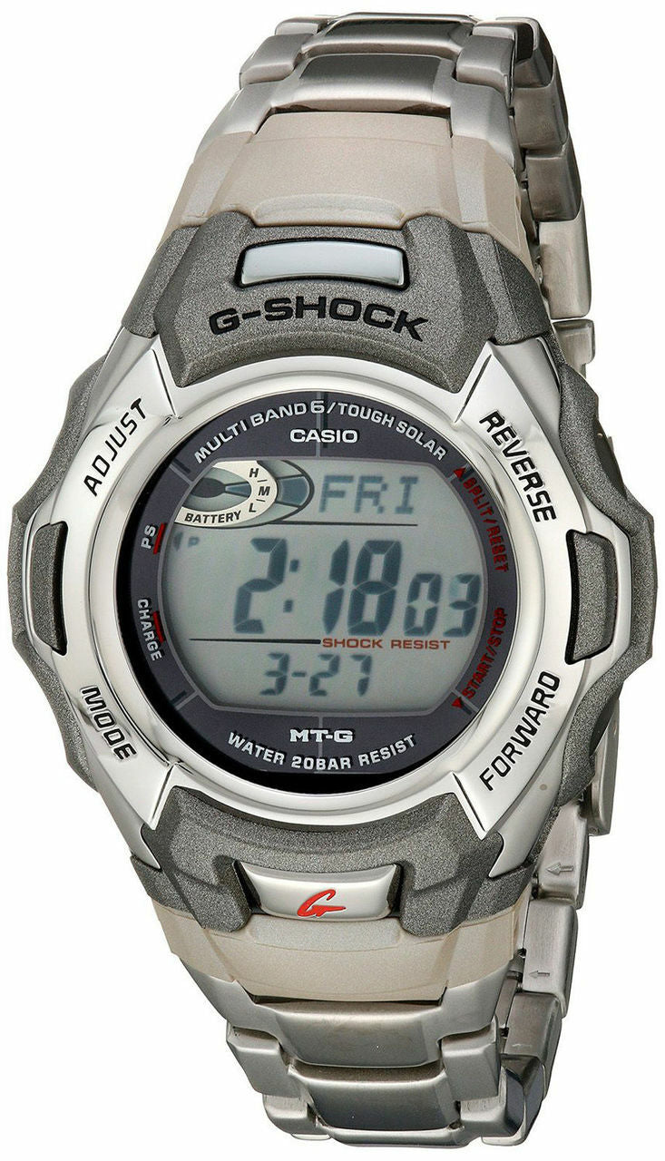 Casio G-Shock Mtgm900Da-8Cr Tough Solar Atomic Stainless Steel Sport M