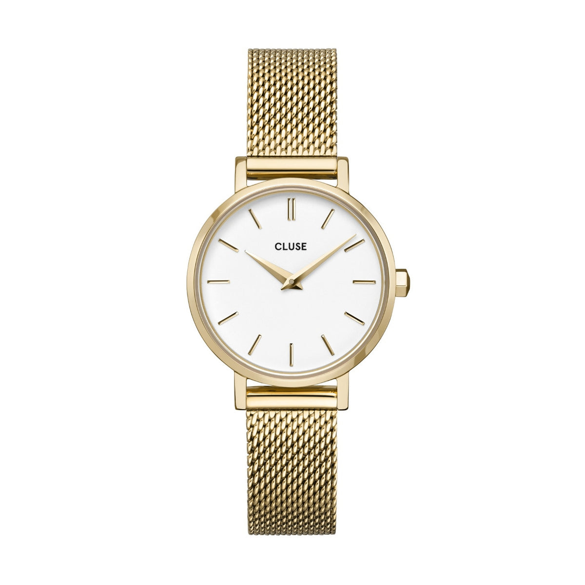 CLUSE Gold Watch CLUSE Minuit Mesh Full Gold WatchCW10208 | Watch Direct main image 4