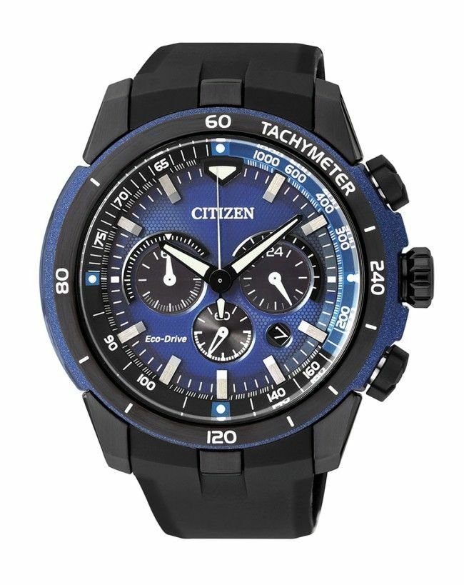 Citizen Eco-Drive Chronograph Tachymeter Ca4155-04L Mens Watch