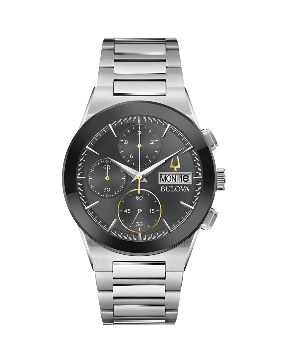 Bulova men's stainless online steel watch