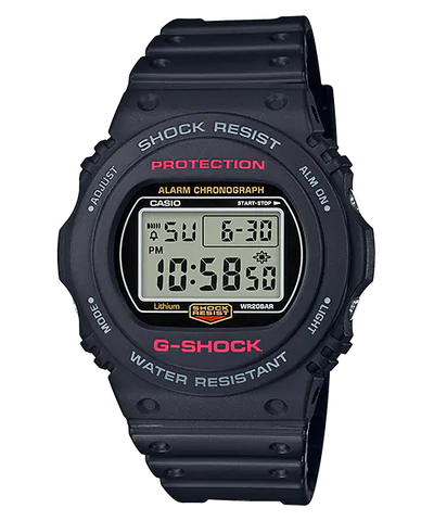 G-Shock Digital Black Resin Band Watch DW5750E-1D