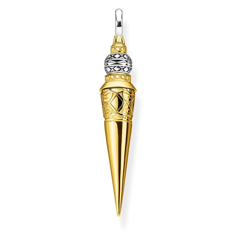 Thomas Sabo World Axis Cone Yellow Gold Plated Pendant
