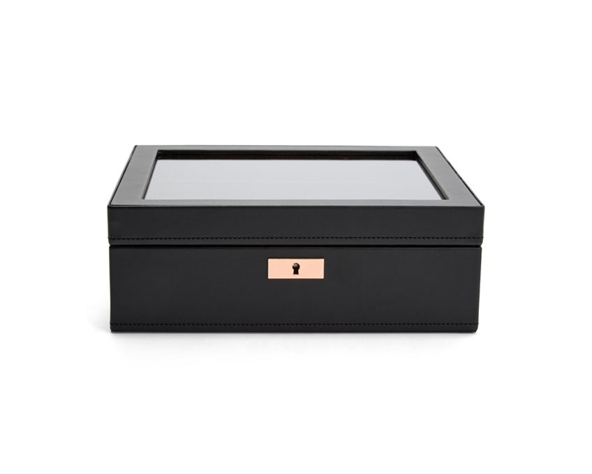 Wolf Axis 8 Piece Watch Box Copper 488016