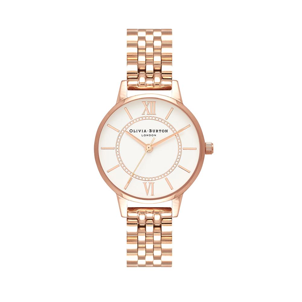 Olivia Burton Wonderland Rose Gold Bracelet Watch Rose Gold