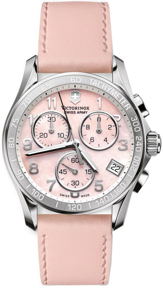Victorinox Swiss Army Chrono Classic Mother Of Pearl Womens Quartz Wat