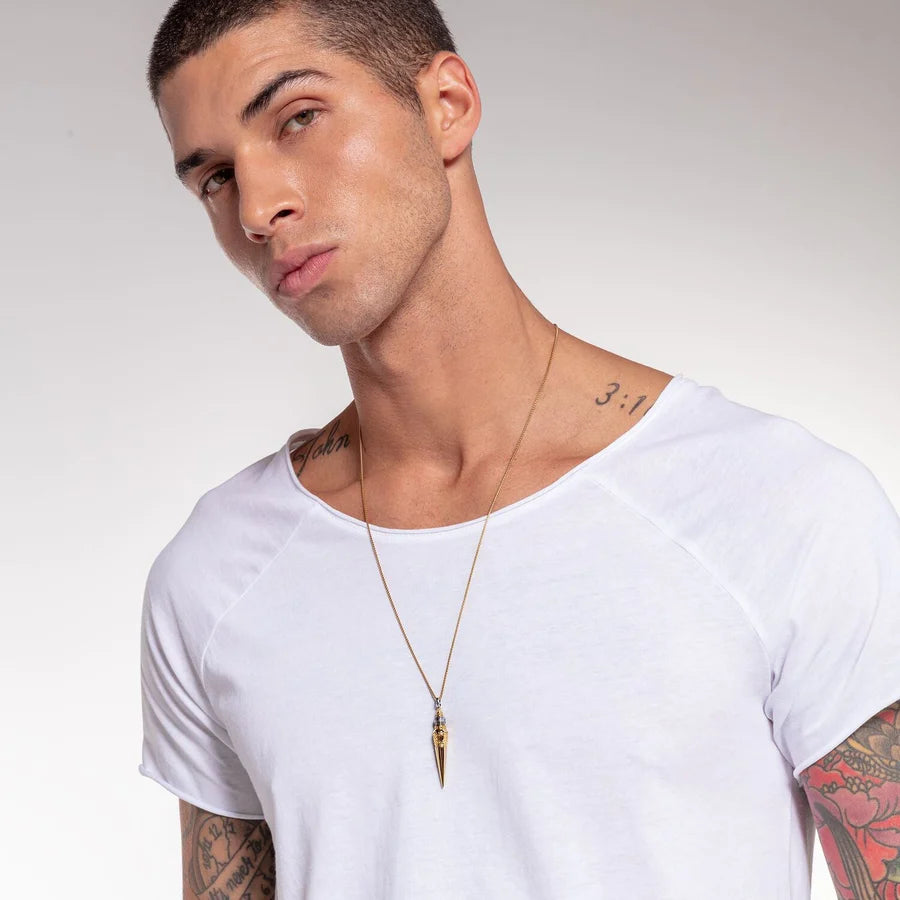 Thomas Sabo World Axis Cone Yellow Gold Plated Pendant