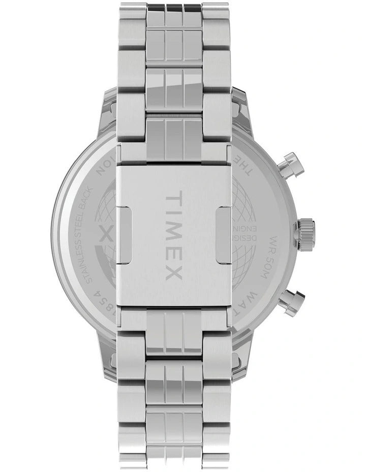 Timex Chicago Chronograph 45mm Stainless Steel Band Watch TW2V01600