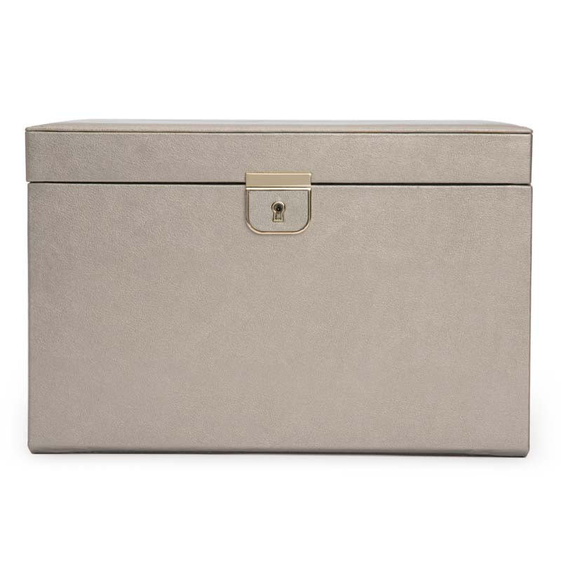 Wolf Palermo Large Jewellery Box Pewter 213078