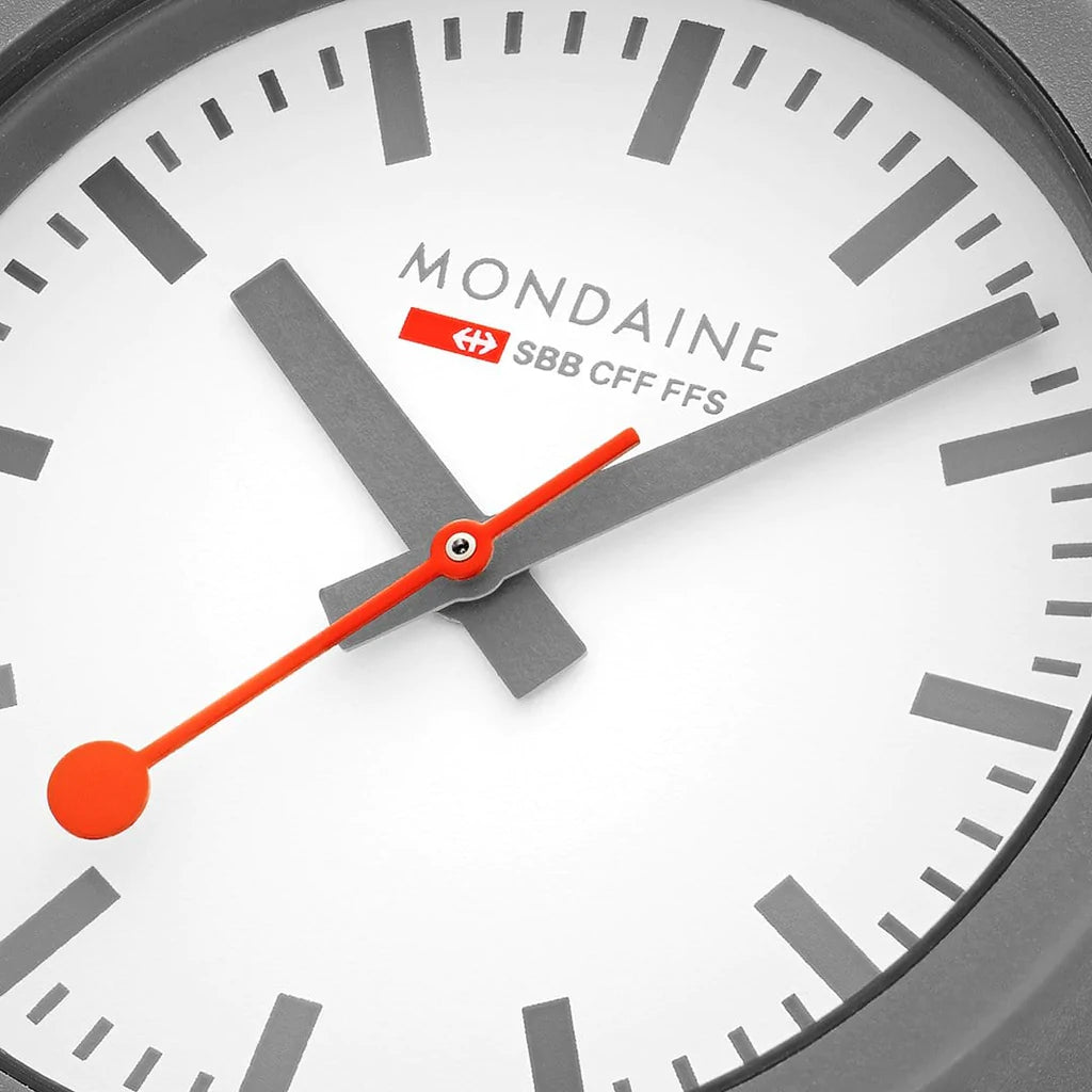 Mondaine Essence Quartz Grey White Dial Watch