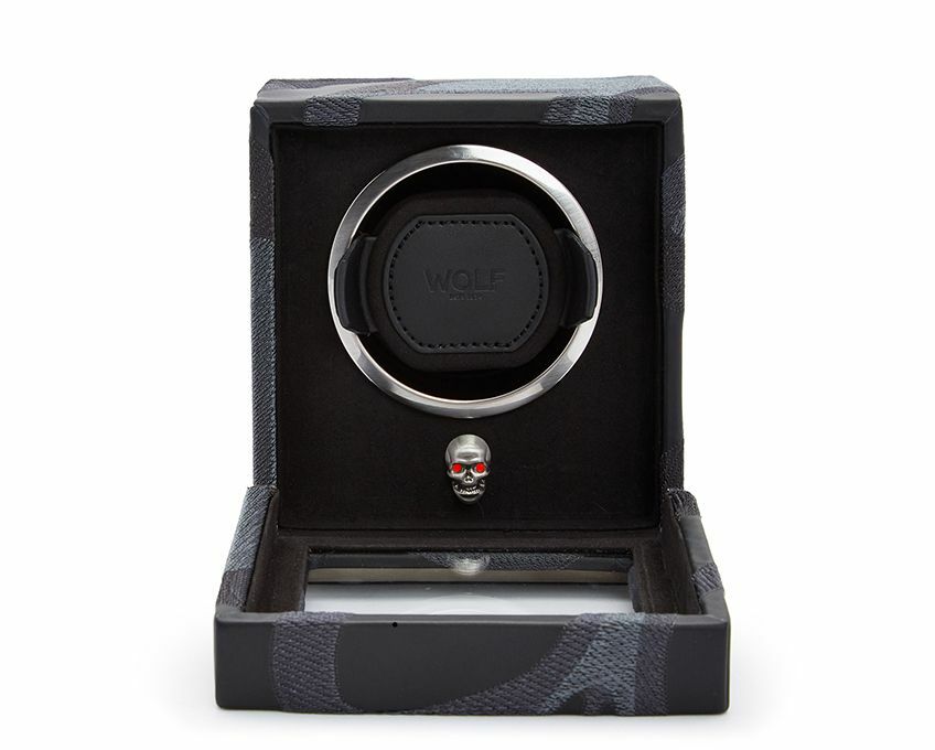 Wolf Memento Mori Cub Watch Winder Black 493102