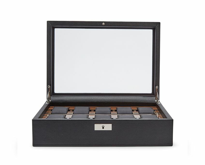 Wolf Roadster 10 PC Watch Box Black 477556