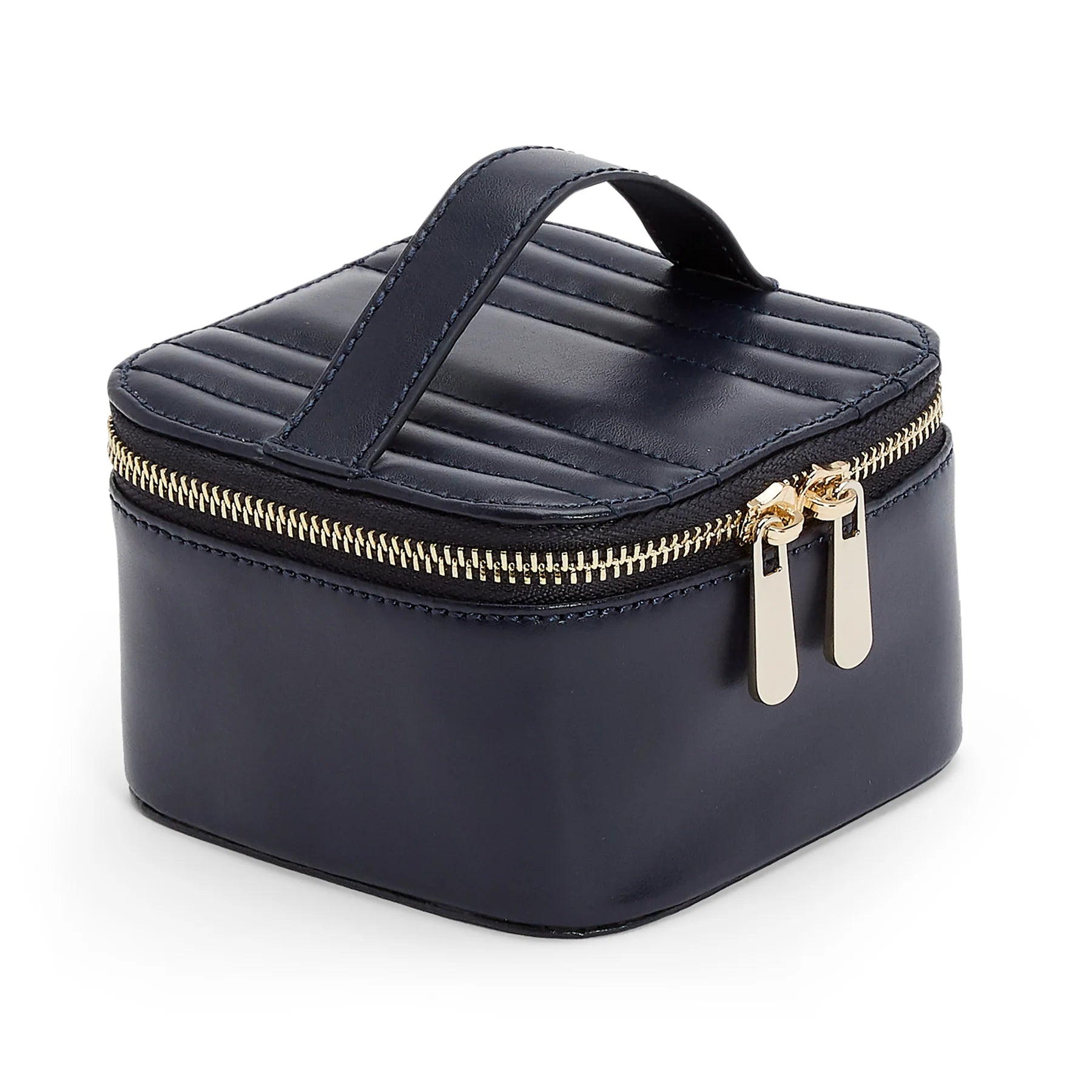 Wolf Maria Zip Jewelry Cube Navy 766517