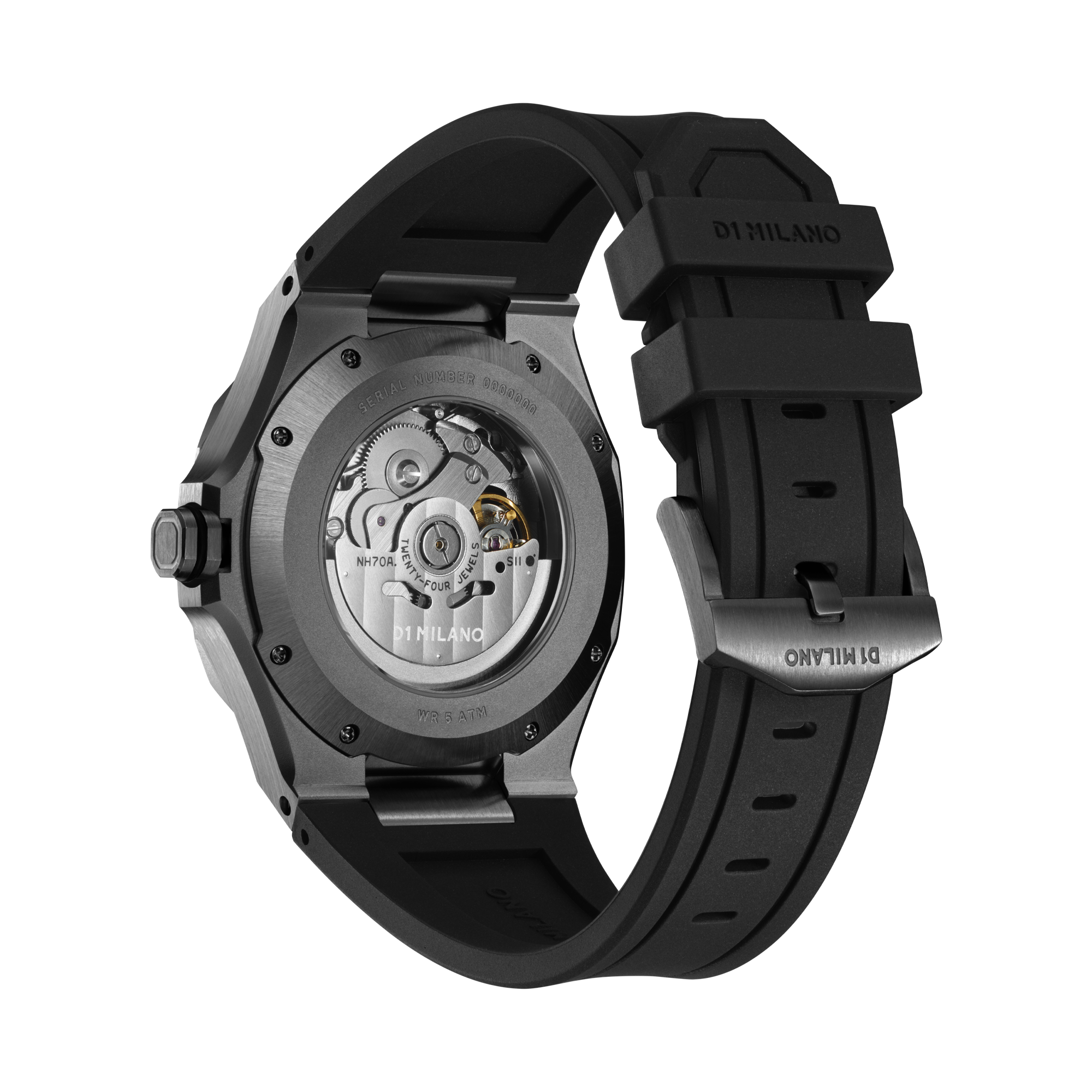 D1 Milano Gun Metal Automatic Watch SKRJ11