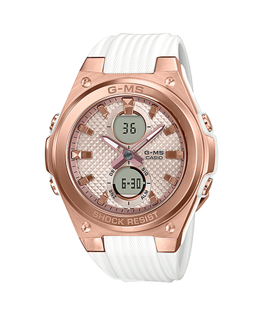 G-SHOCK G-MS Rose Gold Womens Watch MSG-C100G-7A