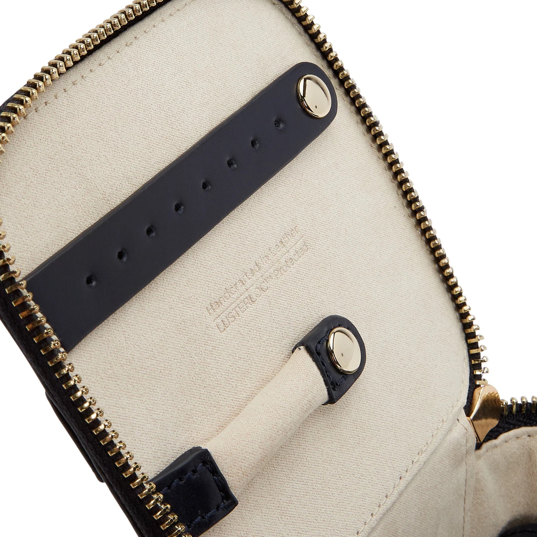 Wolf Maria Zip Jewelry Cube Navy 766517