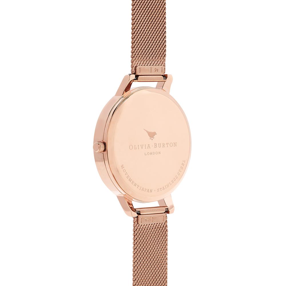 Olivia Burton Case Cuffs Rose Gold Watch - Rose Gold