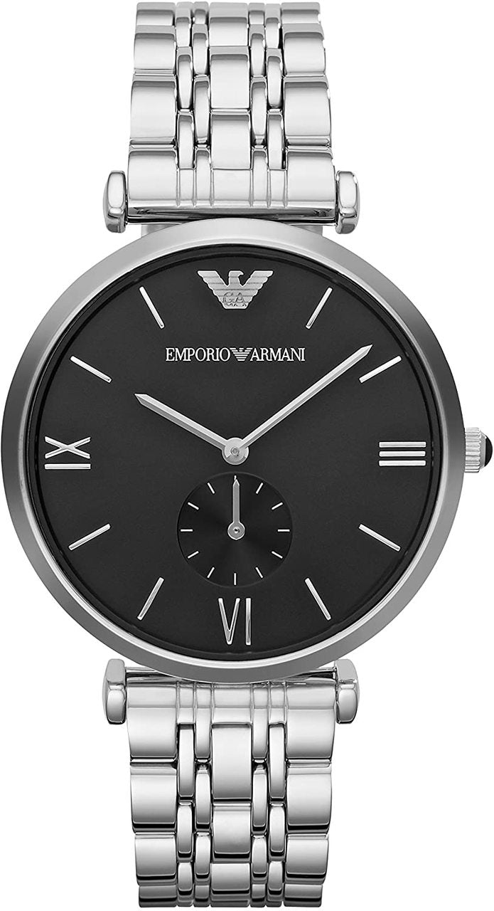 Emporio Armani Black Dial Mens Watch AR1676 Watch Direct Australia