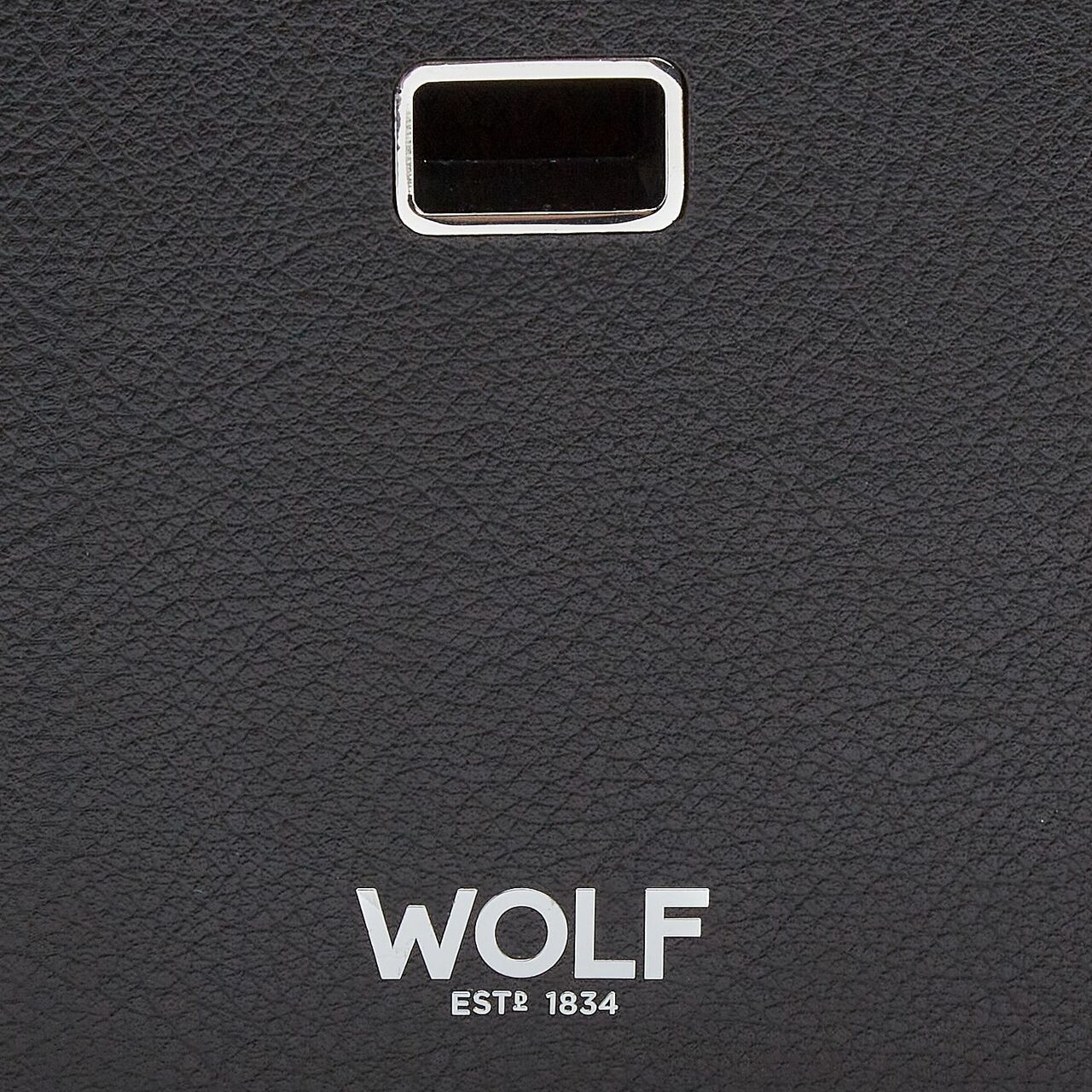 Wolf Roadster 10PC Watch Box with Drawer Black 477656