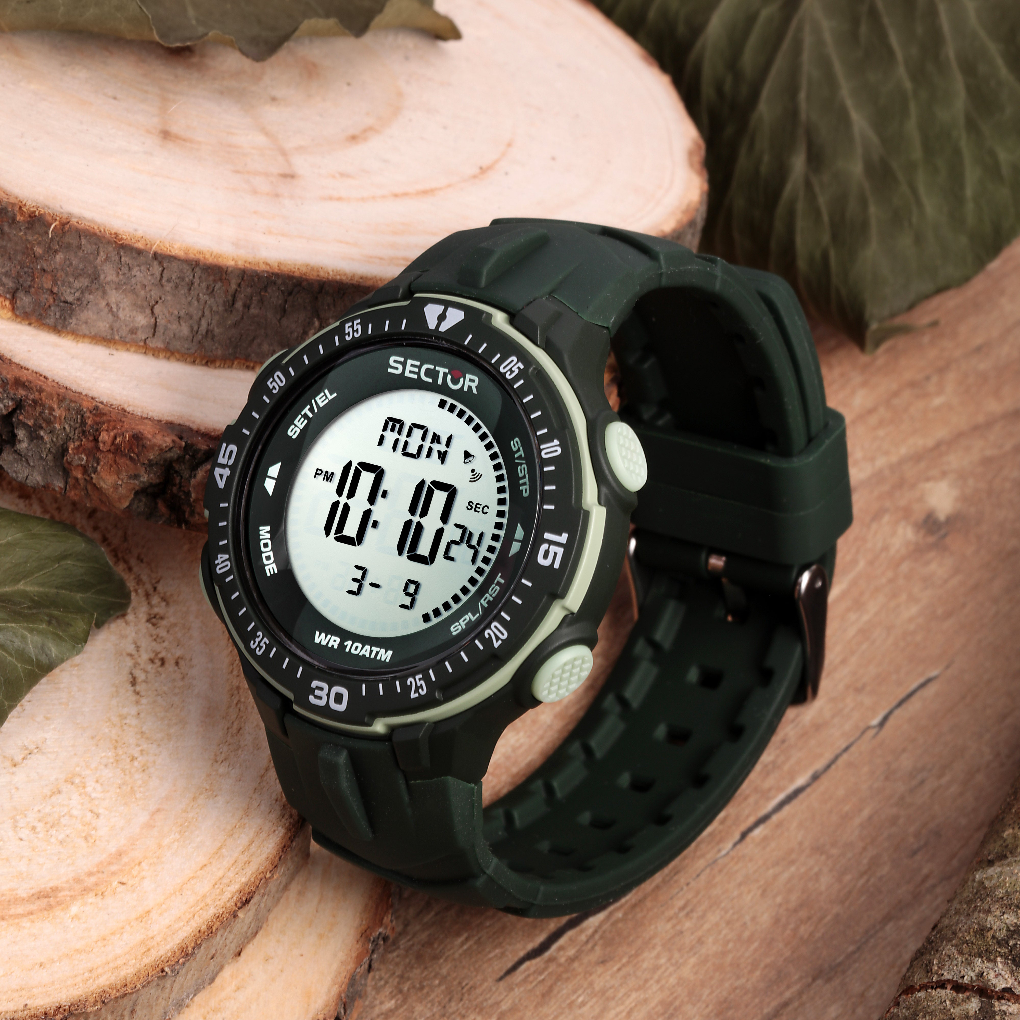 Sector EX-26 Green Digital Watch R3251280003