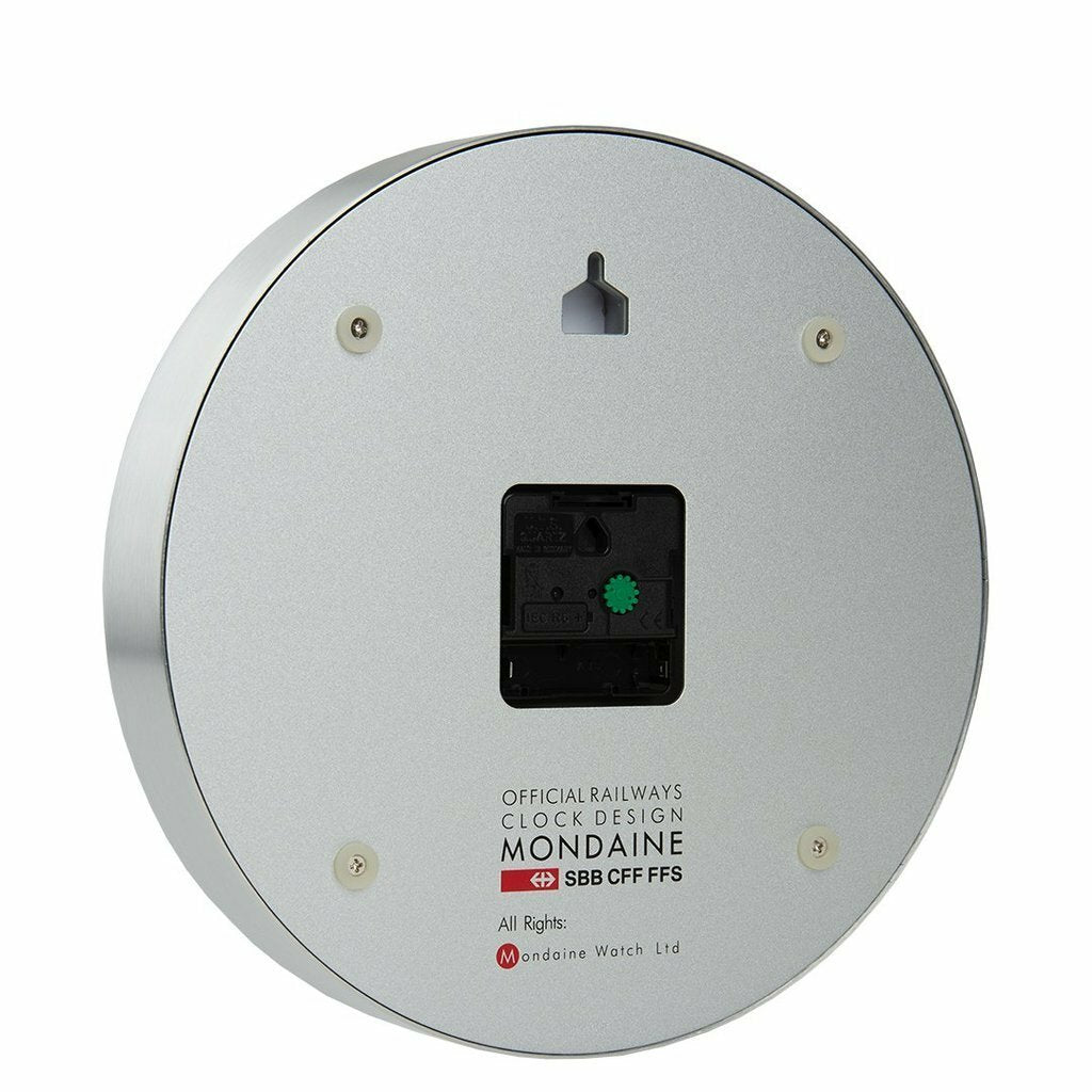 MONDAINE OFFICIAL SWISS RAILWAYS WALL CLOCK A990.CLOCK.17SBV