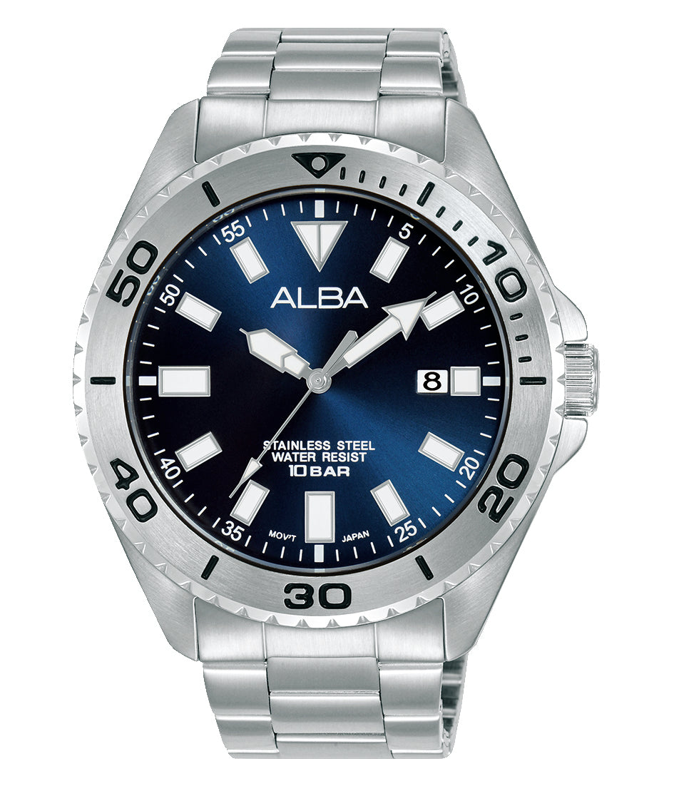 Alba stainless 2025 steel watch