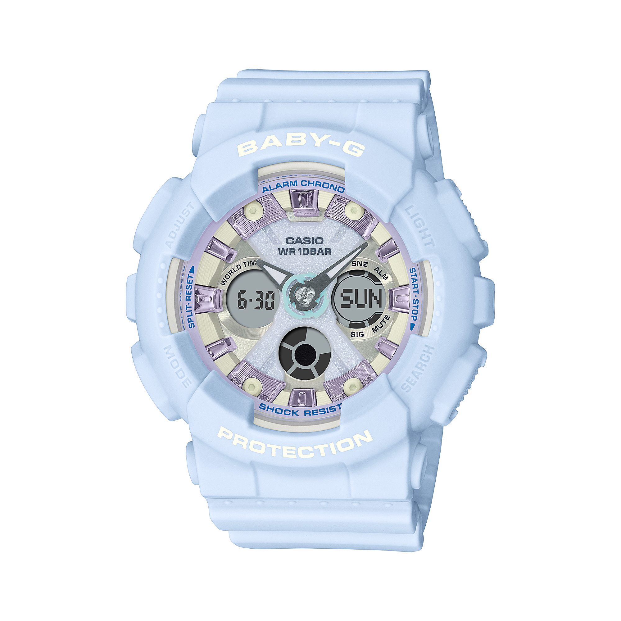 Baby blue baby g watch sales