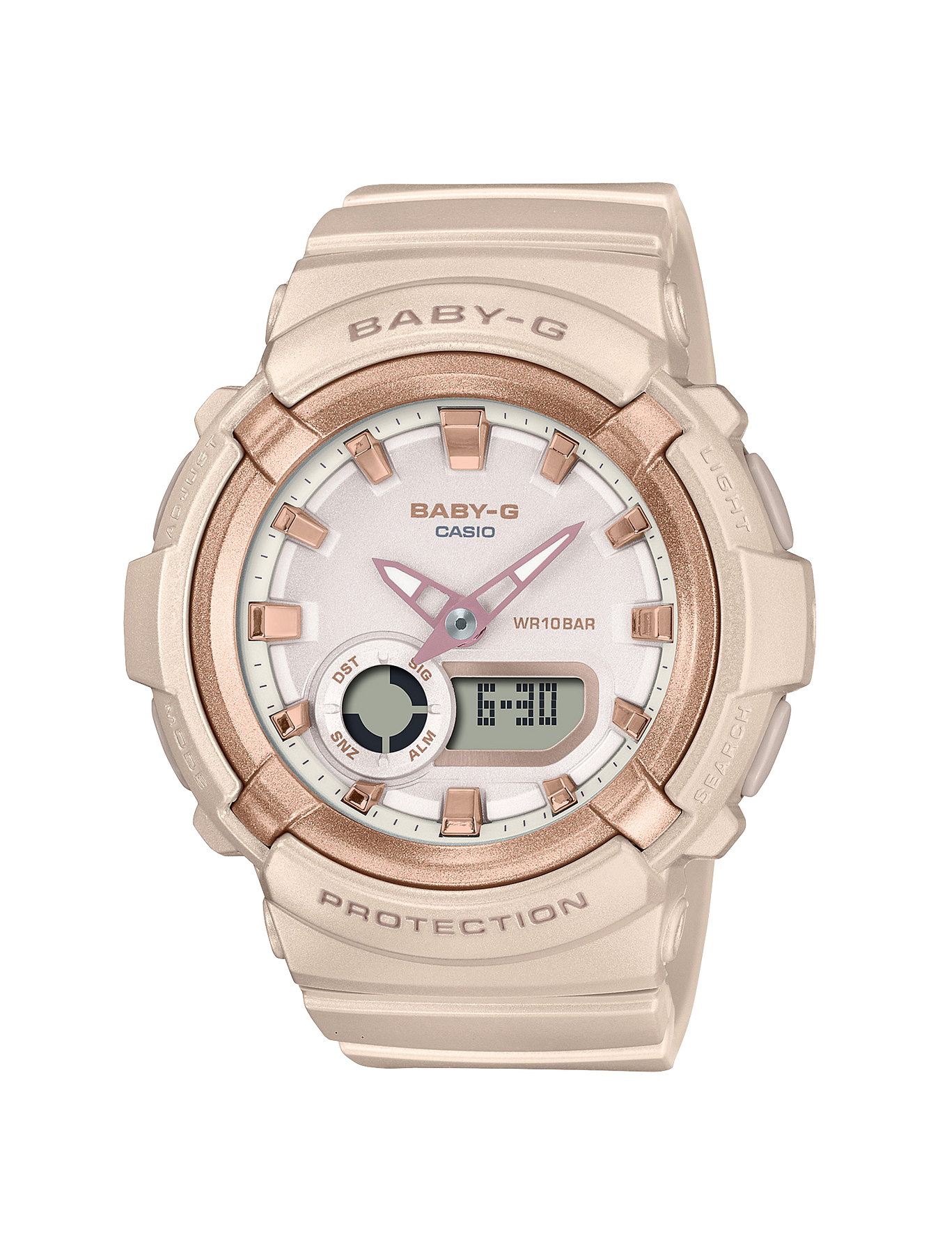 Baby G Rose Gold Baby-G/G-Shock S Series Pink Rose Gold Baby-G Watch
