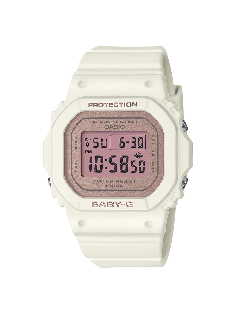 BABY-G Digital Spring Colours White Resin Band Watch BGD565SC-4D