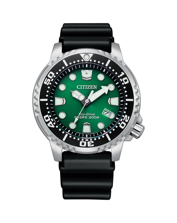 Citizen Promaster Marine Green Dial Watch BN0154-01X