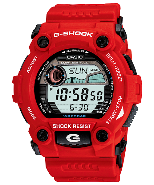 G shock illuminator red hotsell